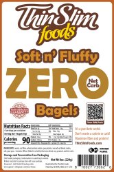 Zero-Net-Carb Plain Bagels
