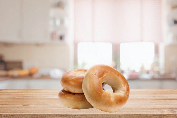 Zero-Net-Carb Plain Bagels