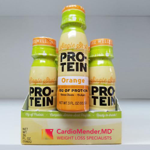 High Protein Shots Singles - Orange