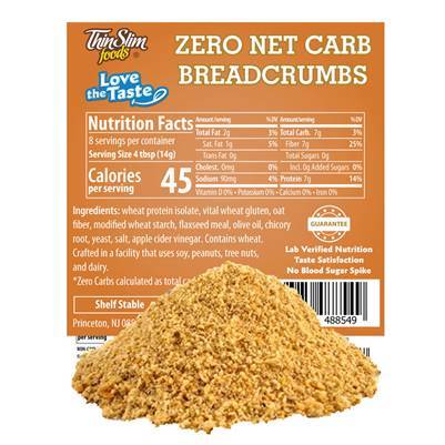 Zero Net Carb Breadcrumbs - Plain