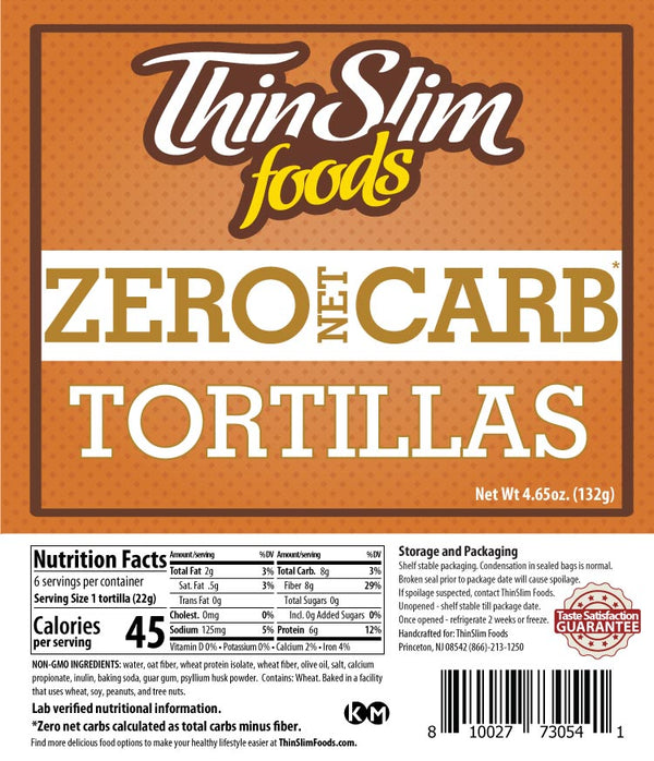 Zero Net Carb Tortillas