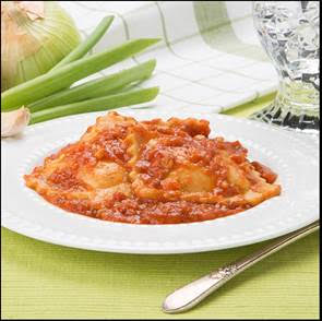 Cheese Ravioli in Tomato Sauce